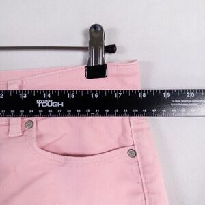 Talbots Flawless Five Pocket Jeans Womens 10 Pink Boyfriend Stretch Summer *